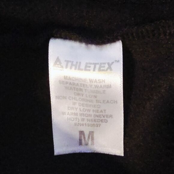 Athletex Theletex Performance Apparel Sweat Shorts Men's M Black Athletic - Picture 5 of 7